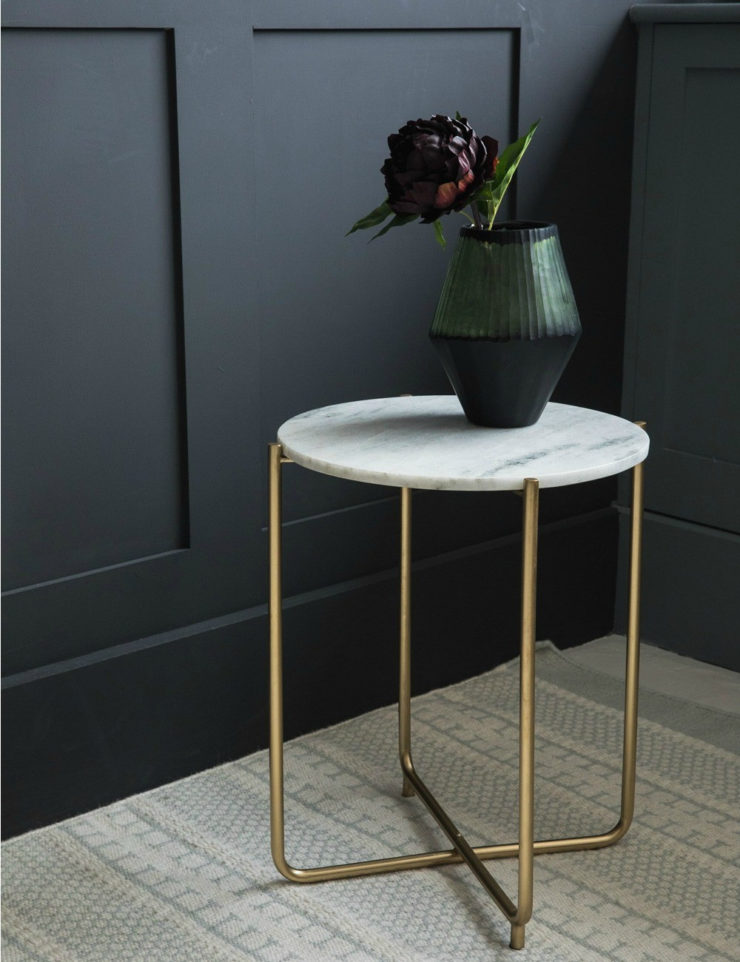 Granadin Coast Marble Side Table