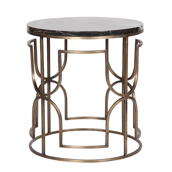 Andevalo Oriental Marble Side Tables